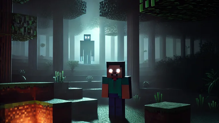 Herobrine O Maior Mito Assombrado Do Minecraft