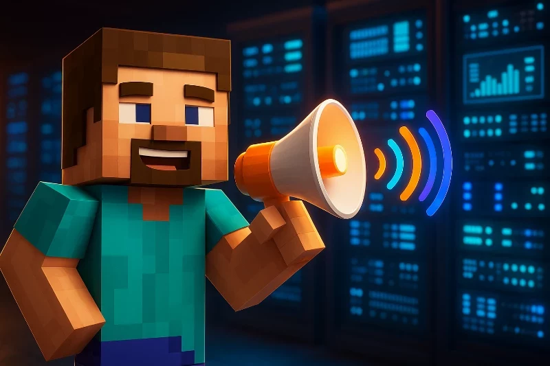 So wirbst du für deinen Minecraft Server