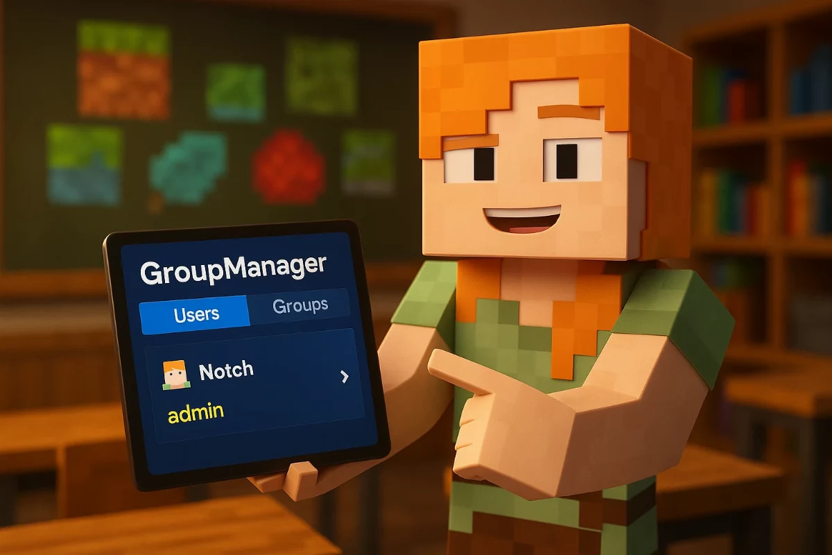 GroupManager Plugin konfigurieren