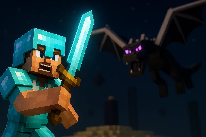 Enderdrachen besiegen & respawnen in Minecraft