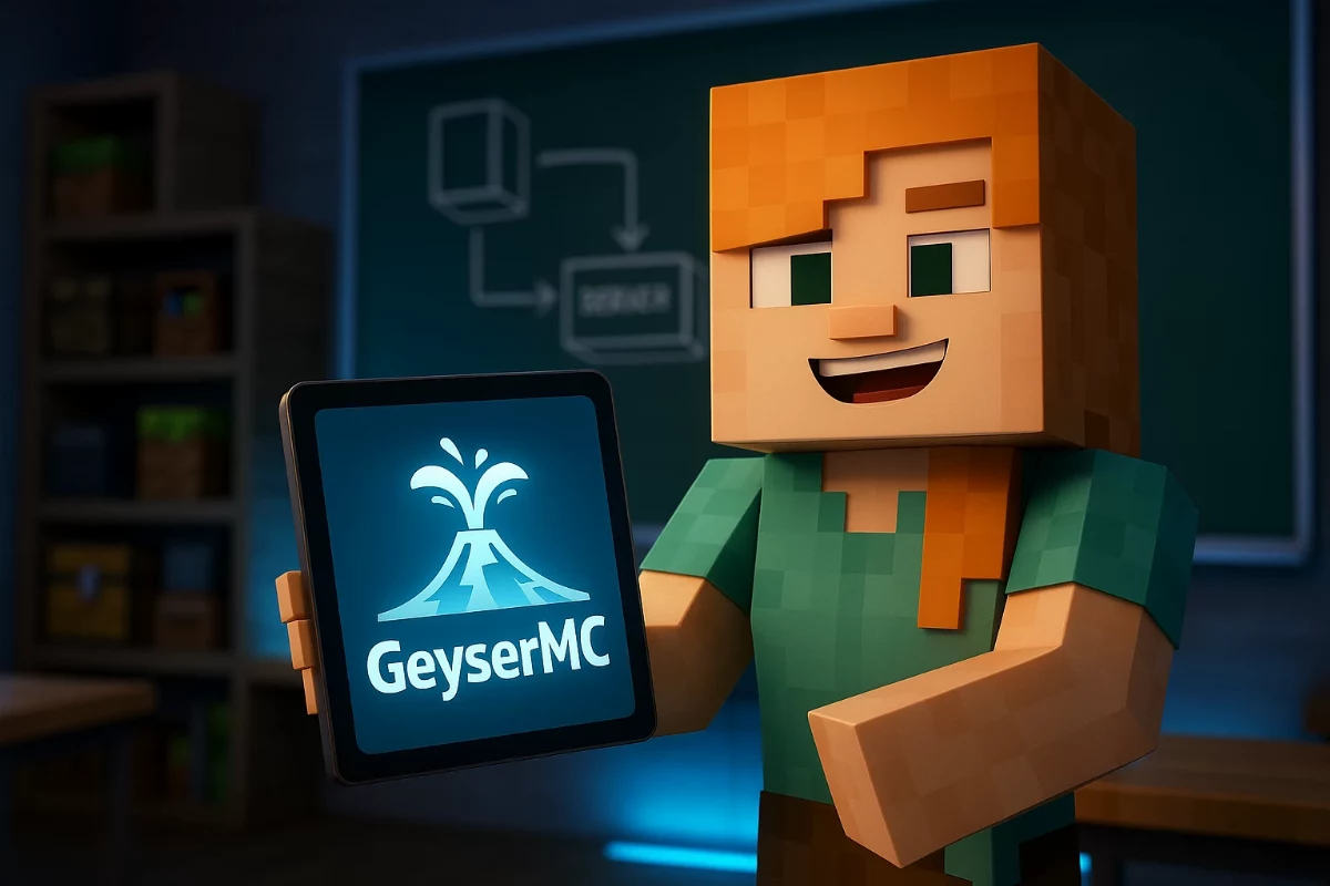 GeyserMC installieren: Bedrock- und Java-Clients Crossplay