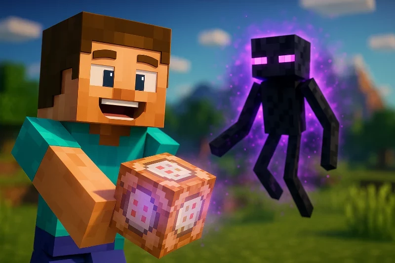 Spieler oder Entitäten in deiner Minecraft-Welt teleportieren