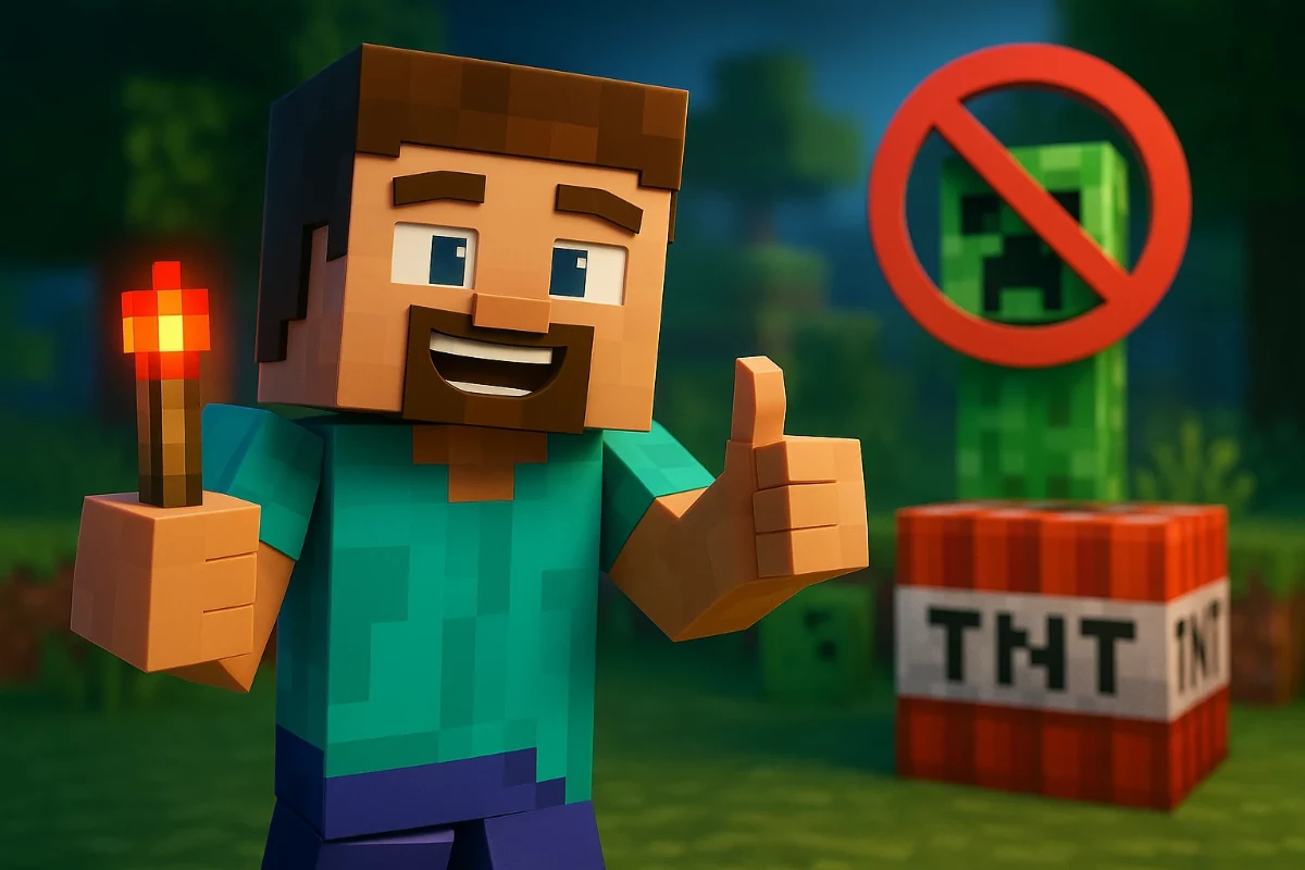 TNT-Explosionen & Creeper deaktivieren
