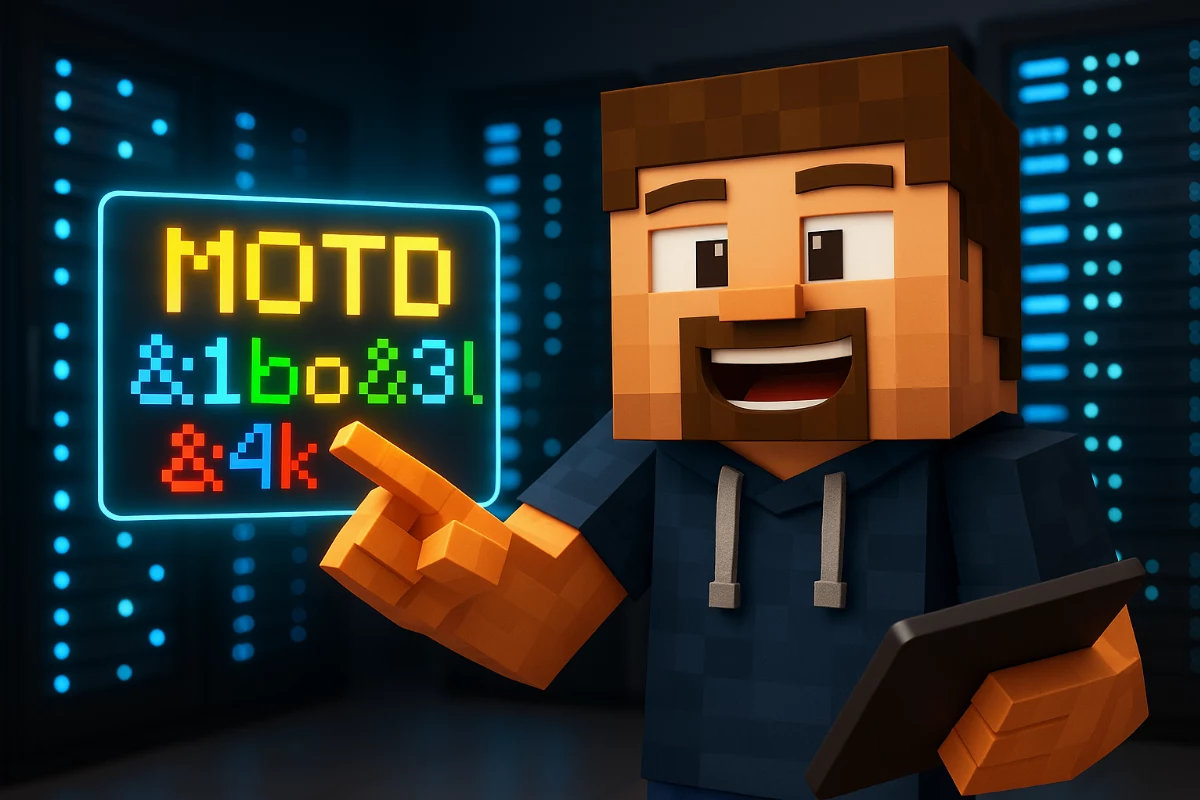 Como alterar seu MOTD: MENSAGEM DO DIA