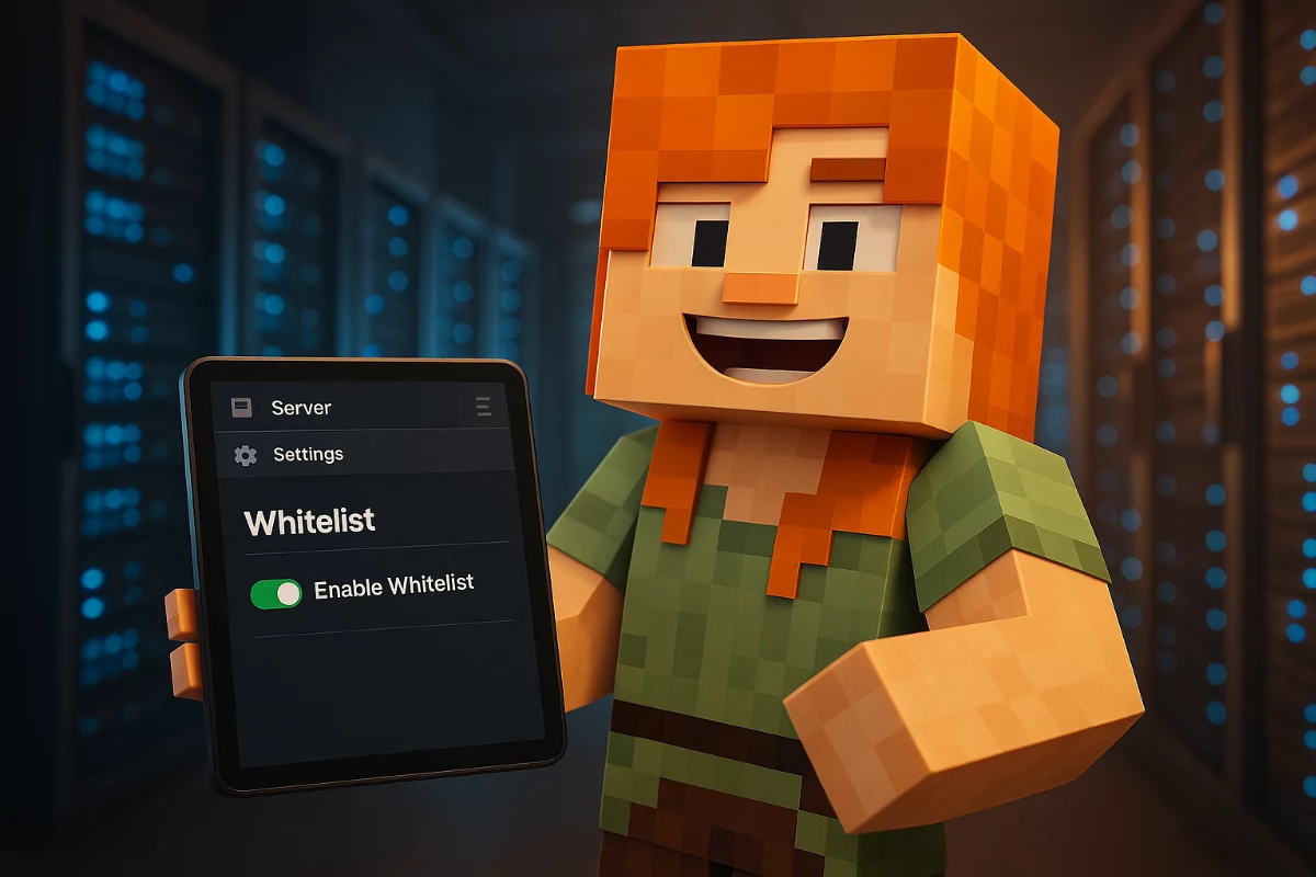 Cómo habilitar la Whitelist en tu servidor de Minecraft